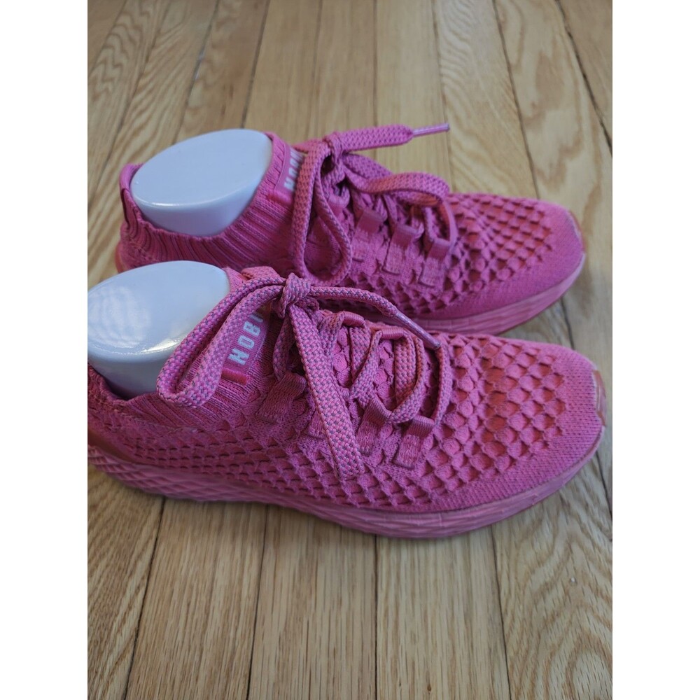 NOBULL Diamond Knit Runner Sneakers Women’s 9 Hot Pink Athletic Walking Shoes